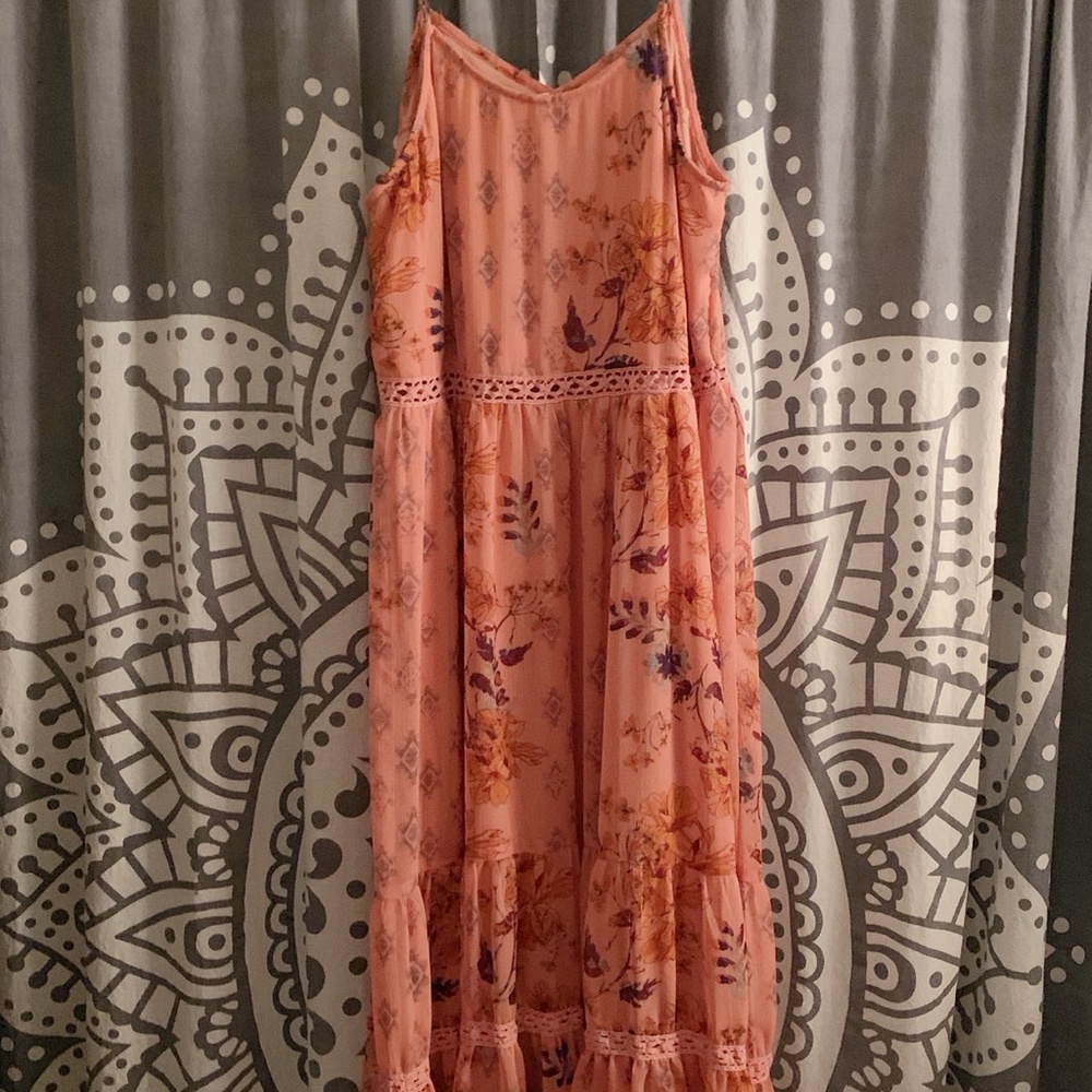 Floral pink dress - Picture 3 of 3